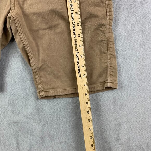 DU/ER Mens Shorts 32 Beige Tan N2X No Sweat Slim Fit 10" Inseam Stretch Comfort - Picture 5 of 10